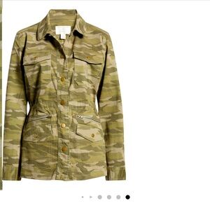 Fitted Utility Jacket coat